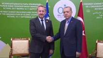Cumhurbaşkanı Erdoğan, Bosna Hersek Devlet Başkanlığı Konseyi Üyesi İzetbegovic ile Görüştü - Astana
