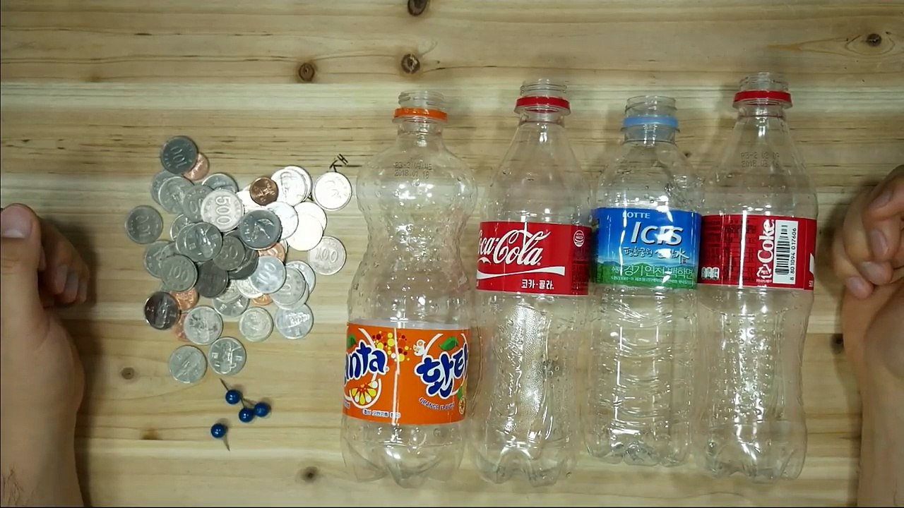 압정으로 간단한 동전분류기 만들기