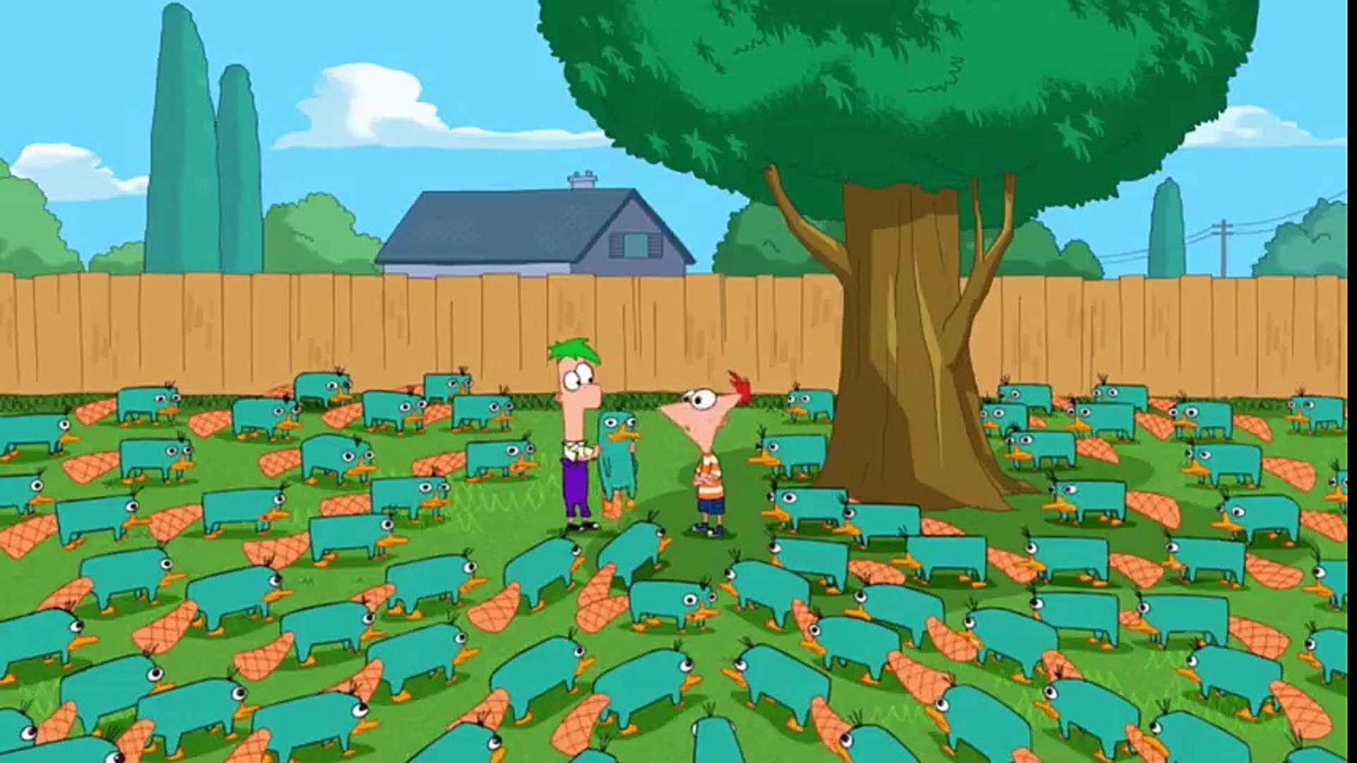 Phineas And Ferb Backyard Tree