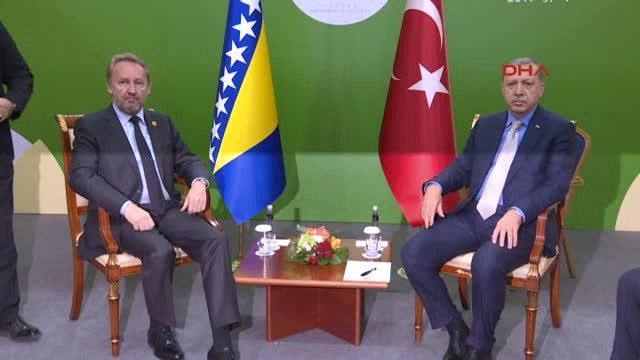 Cumhurbaşkanı Erdoğan, Bosna Hersek Cumhurbaşkanlığı Konseyi Üyesi Bakir İzzetbegoviç ile Görüştü