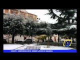 CORATO | Emergenza neve, grande lavoro di squadra