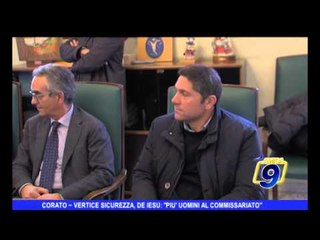 CORATO | Vertice sicurezza, De Iesu: "Più uomini al commissariato"