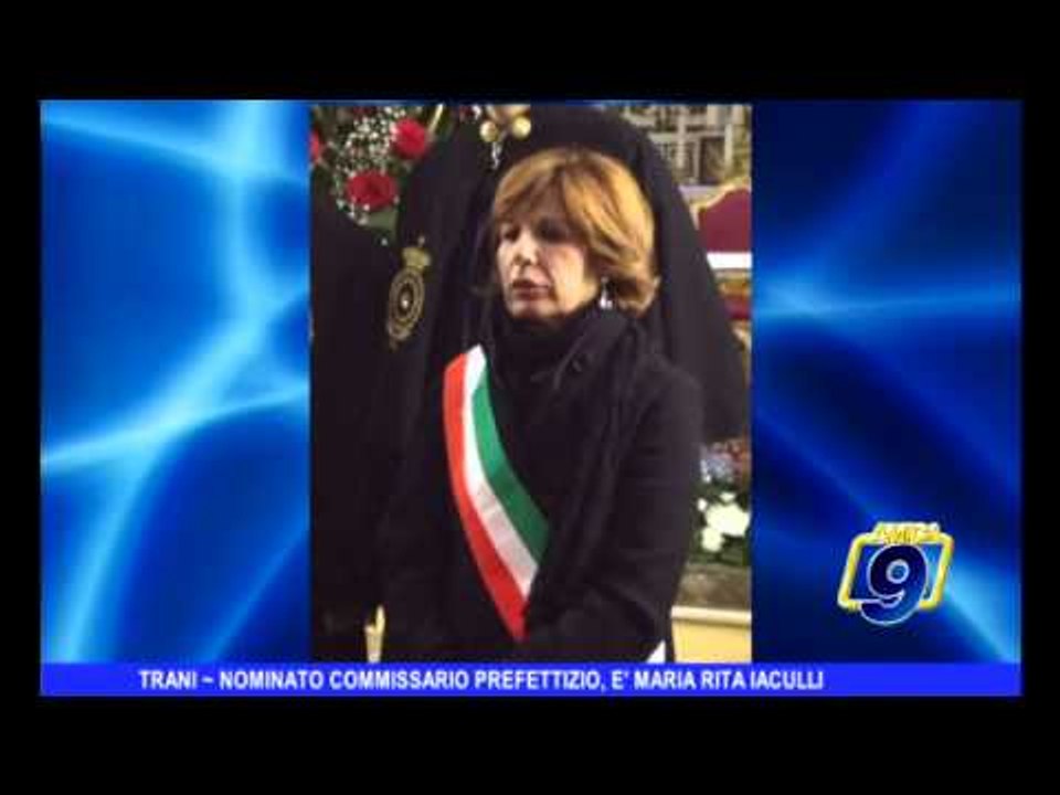 TRANI | Nominato commissario prefettizio, è Maria Rita Iaculli