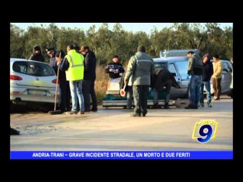 ANDRIA-TRANI | Grave incidente stradale, un morto e due feriti