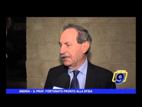 ANDRIA | Il prof. Fortunato pronto alla sfida