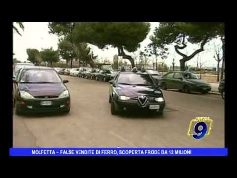 MOLFETTA | False vendite di ferro, scoperta frode da 12 mln