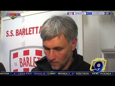 Barletta - Casertana 0-2 | Post Gara Marco Sesia Allenatore Barletta