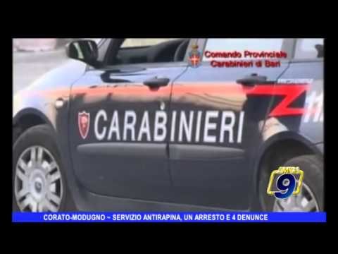 CORATO-MODUGNO | Servizio antirapina, un arresto e quattro denunce