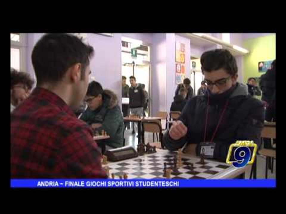 ANDRIA | Finali giochi sportivi studenteschi di scacchi