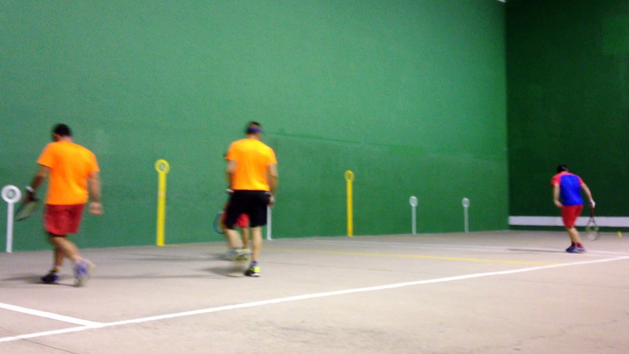 Frontenis honor Rivas vs Colmenar de Oreja 3ª partida set 3 casi ultimos tantos emocionantes