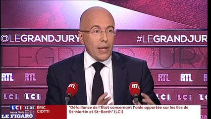 Ciotti estime qu'on aurait pu mieux prévoir l'ouragan Irma vu qu'il vient des États-Unis