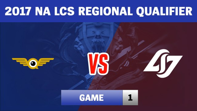 Highlights: FLY vs CLG Game 1 | FlyQuest vs Counter Logic Gaming | 2017 NA LCS Regional Qualifier
