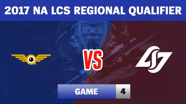 Highlights: FLY vs CLG Game 4 | FlyQuest vs Counter Logic Gaming | 2017 NA LCS Regional Qualifier