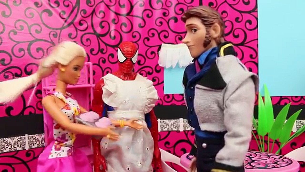 Barbie Evil Twin KIDNAPPED By Disney Frozen Hans Part 2 ✪ Spiderman & Elsa