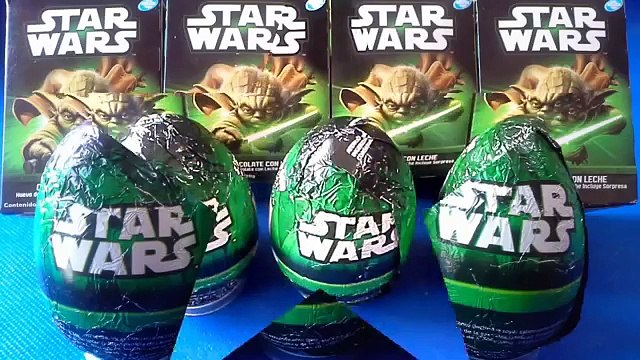 Star Wars Surprise Eggs Huevos Sorpresa de Star Wars Easter Eggs Überraschung Eier Toy Vid