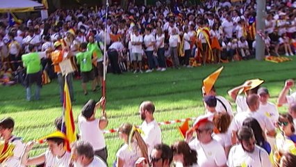 Cataluña se prepara para la Diada