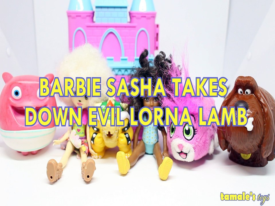 BARBIE SASHA TAKES DOWN EVIL LORNA LAMB BABY BOOV BOWSER SOPHIE DUKE TOYS PLAY CHELSEA CLUB ENCHANTIMALS ,HOME,SUPER MAR