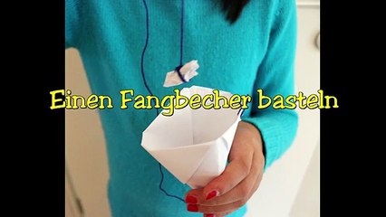 FANGBECHER SELBST BASTELN ist kinderleicht, DIY, Spielzeug selber machen MELISA TV Flummi
