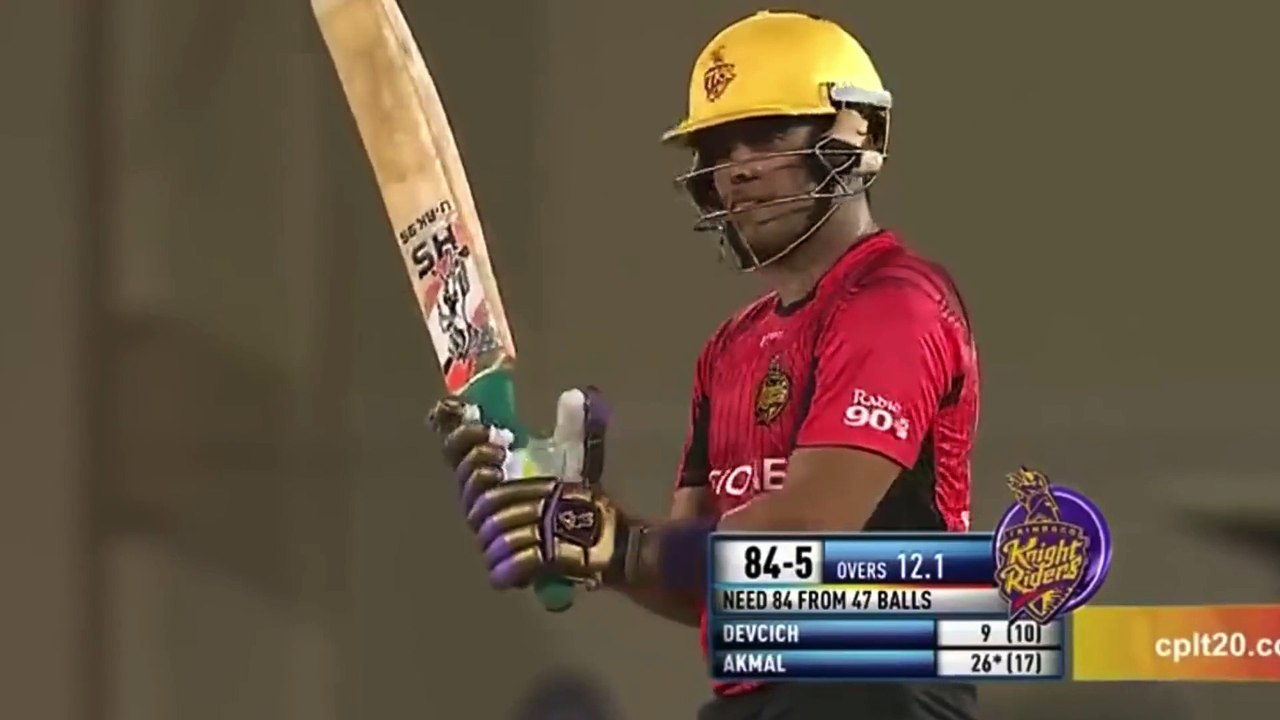 Umar Akmal 6 6 6 4 4 6 6 In CPL T20 Match Winning Innings