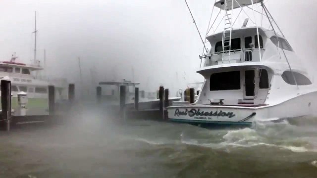 Eye of Irma HITS Florida- Lower keys takes brunt of the category 4 hurricane as 130mph winds