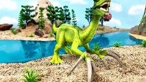 Attaque enfants dinosaure bricolage enfants Apprendre apprentissage des noms jouets contre T-rex spinosaurus schleich