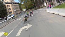 GPCQM 2017 - MTL - La tête de la course en descente.