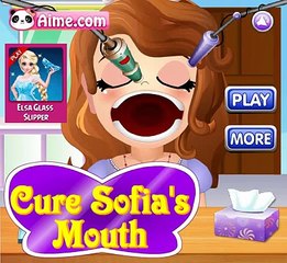 Juegos de maquillar Frozen, Curar Sofia Boca, Cure Sofia Mouth