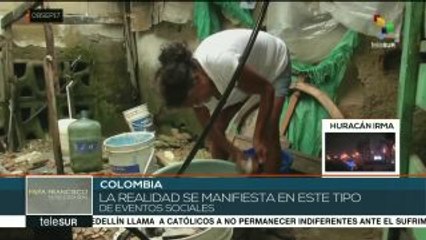 Denuncian "maquillaje" de un barrio en Cartagena por visita del papa