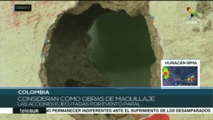 Por visita papal “maquillan” zona vulnerable en Cartagena
