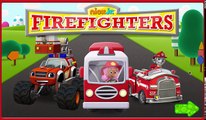 Nick Jr Firefighters // Paw Patrol & Bubble Guppies Blaze and The Monster Machines