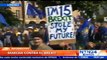 Opositores británicos marchan en Londres contra el brexit