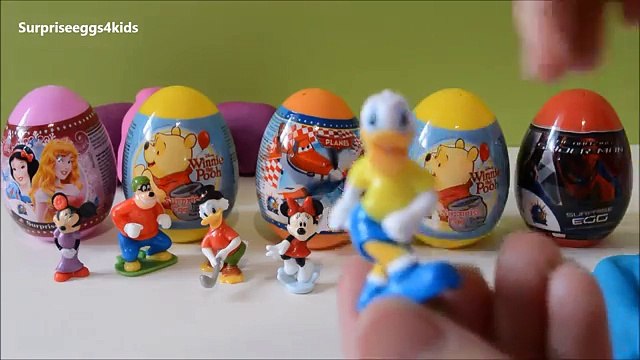 Huevo huevos huevos huevos Niños sorpresa Mickey unboxing überraschung eier uova apertura