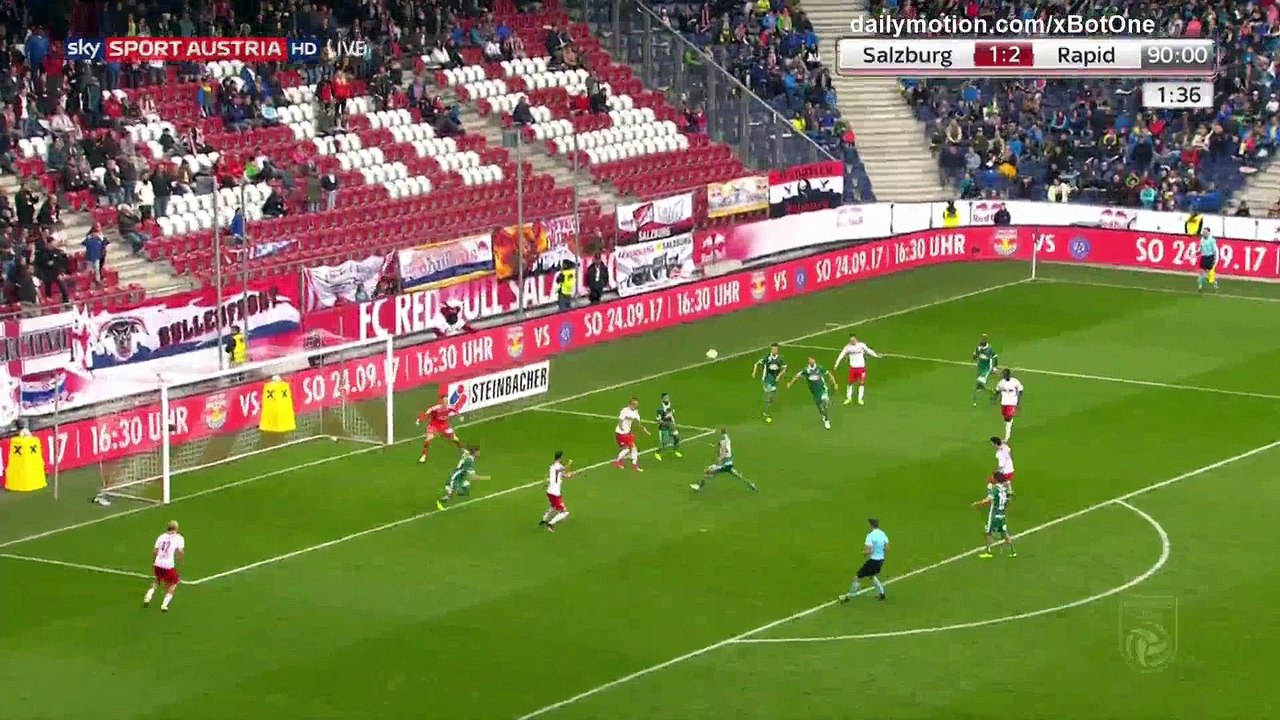 Munas Dabbur Goal HD - Salzburg 2 - 2 Rapid Vienna - 10.09.2017 (Full Replay)