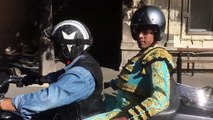 Arles : un torero se rend en Harley aux arènes