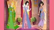 En y juego de dibujos animados sobre princesas Blanca Nieves Aurora