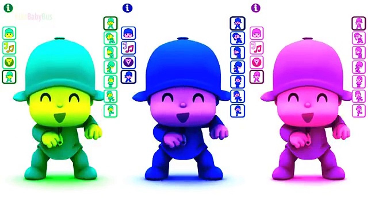 Baby Learn Colors with My Talking Pocoyo Colours for Kids Animation Education Cartoon Comp