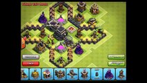 Clash of Clans | TH7 Farming Base | 3 Air Defenses | Hybrid Base Layout [New Loot Cart Upd