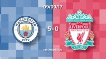Man City 5-0 Liverpool in words and numbers