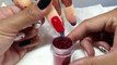 CND Shellac Ruby Slippers Glitter Nail Art Tutorial