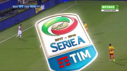 0-1 Iago Falque Goal Benevento Calcio 0-1 Torino FC - 10.09.2017