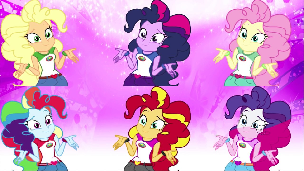 My Little Pony Equestria Girls Color Swap Transform Pinkie Pie Into Mane 7 - Awesome Toys TV