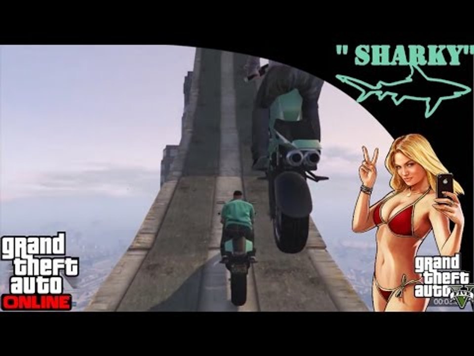 Grand Theft Auto 5 Online | Race | Wallride Motorbike, Crazy Rubio