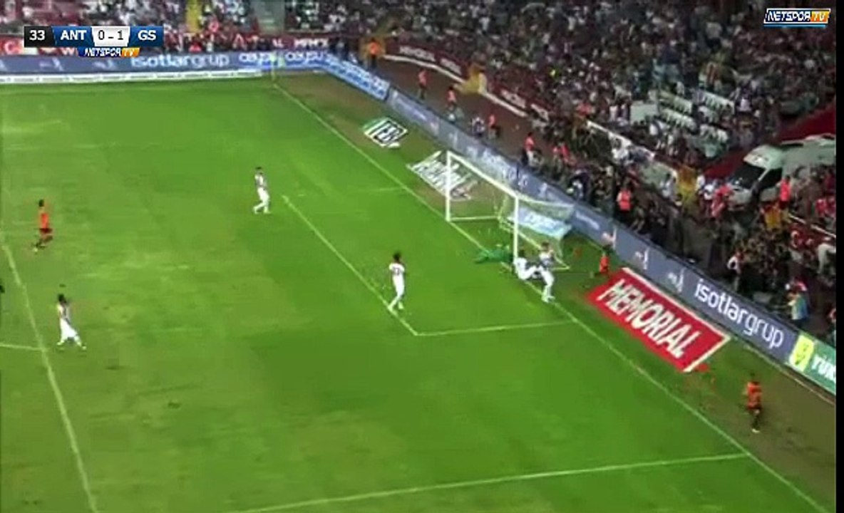 Bafetimbi Gomis  GOAL HD Antalyaspor 0 - 1 Galatasaray - 10.09.2017