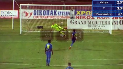 Epstein D. (Penalty) Goal HD - Kerkyra	1-0	Panathinaikos 10.09.2017