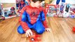 Batalla huevo gigante Niños maravilla apertura hombre araña superhéroe sorpresa juguetes veneno vs