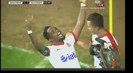 Samuel Eto Goal Antalyaspor 1-1 Galatasaray  10.09.2017