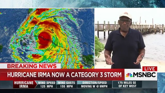Hurricane Irma Now a Category 3, Could 'Re-Engergize' to Category 4 | MSNBC