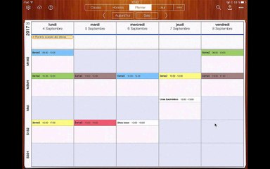 #14 IDOCEO Créer son Emploi du temps sur IDOCEO avec l'alternance Semaine A et Semaine B