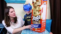 JENGA Family Fun Night Game for Kids Giant Wooden Blocks Tower Kid Toy Game Challenge SHOP