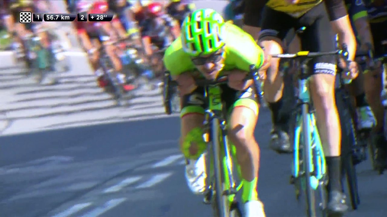 GPCQM 2017 - MTL - Panorama sur Montréal et fondu sur Berhane en tête.